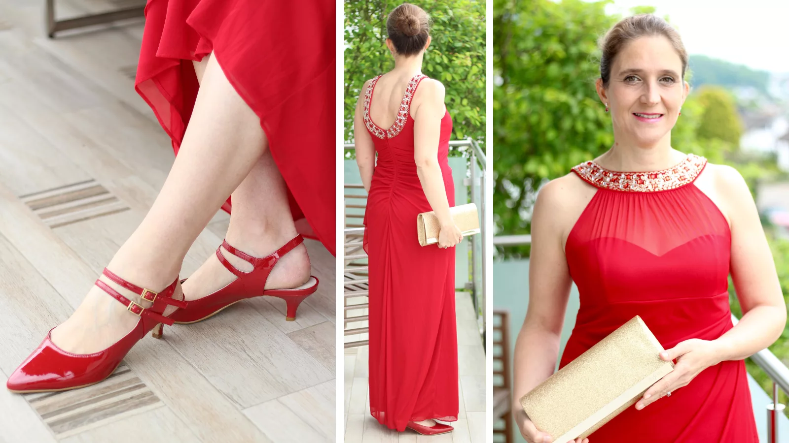 Lady in Red: Fashion Friday mit einem grandiosen Abendkleid für die Oper