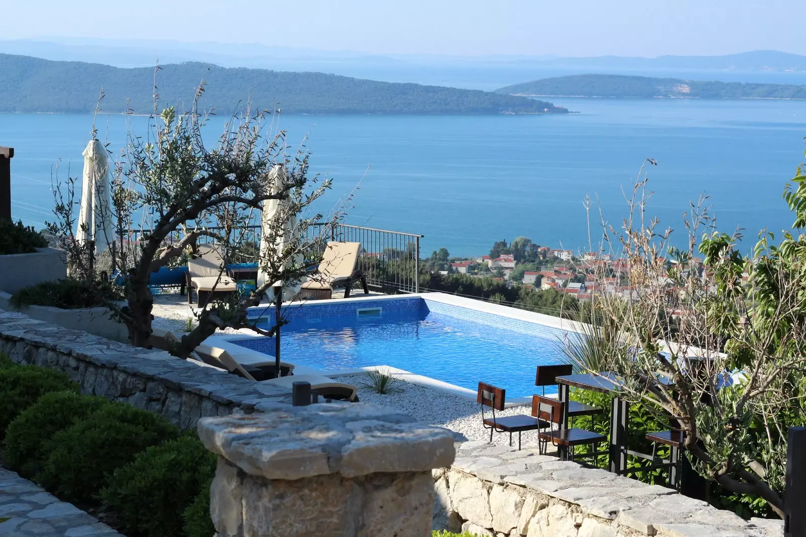 Villa Hill View - Ausblick auf Split und Trogir und unser wunderschöner Pool