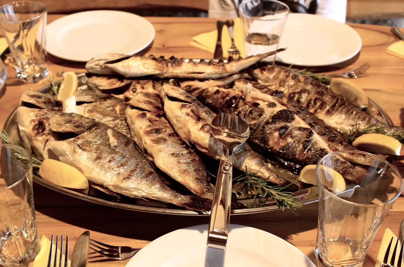 Dalmatinische Fischplatte - so frisch war nie ein Fisch!