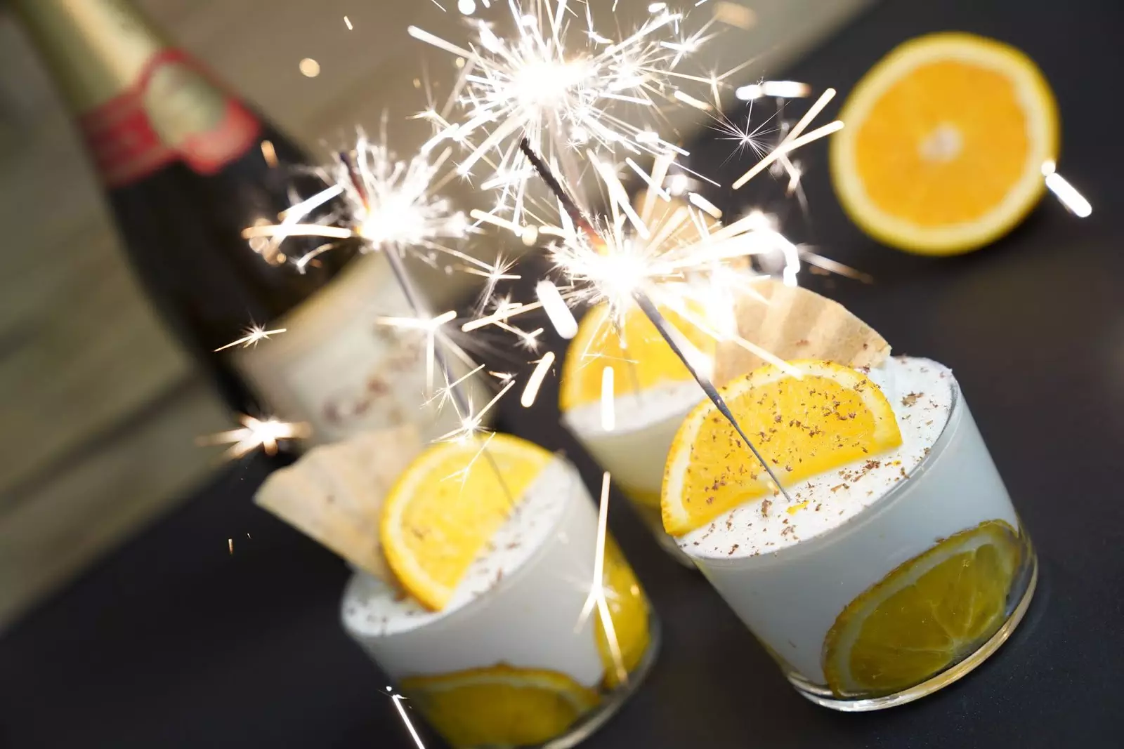 Orangen-Champagner-Dessert – Rezept und Video von einfach backen – SCCC 18: Türchen Nr. 22 | Gewinnspiel