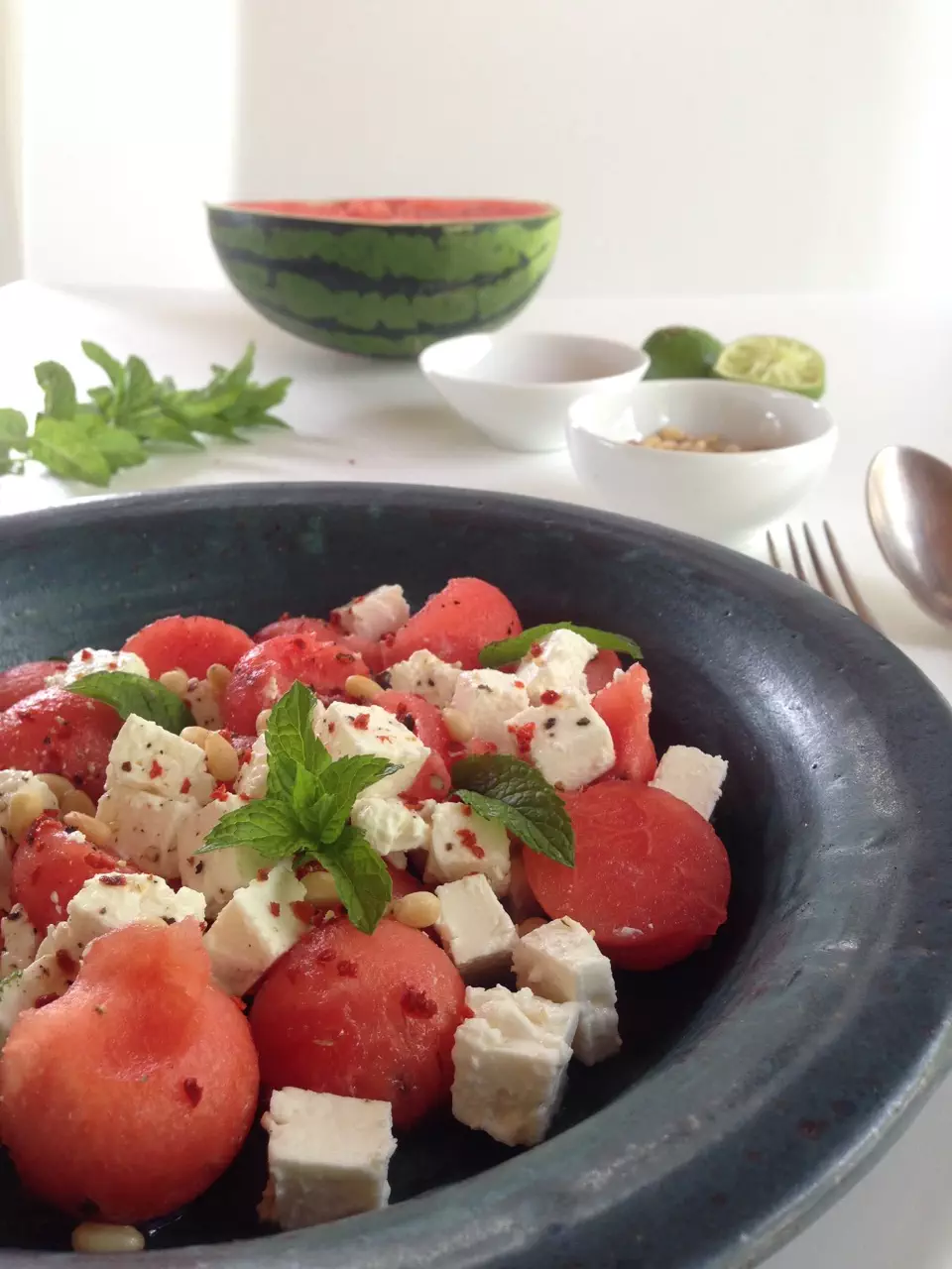 Melone-Feta-Salat: Der Fitness-Klassiker