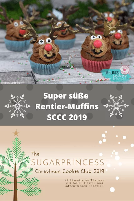 Rentier Muffins - Rezept und Video von Lieblingsgeschmack | SCCC 2019: Türchen Nr. 17 | Gewinnspiel