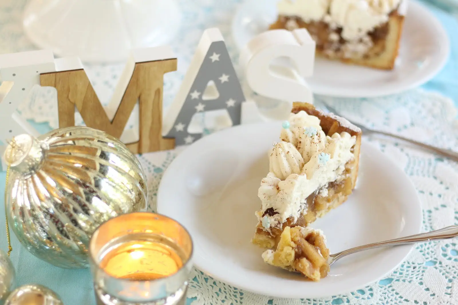Winterliche Zimt-Apfel-Torte mit Sahne - Rezept und Video von Sugarprincess | SCCC 2019: 1. Türchen | Gewinnspiel