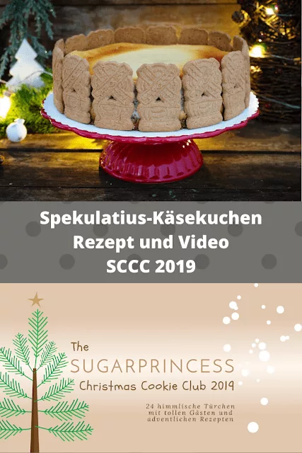 Spekulatius-Käsekuchen - Rezept und Video von Alexandras Food Lounge | SCCC 2019: Türchen Nr. 9 | Gewinnspiel