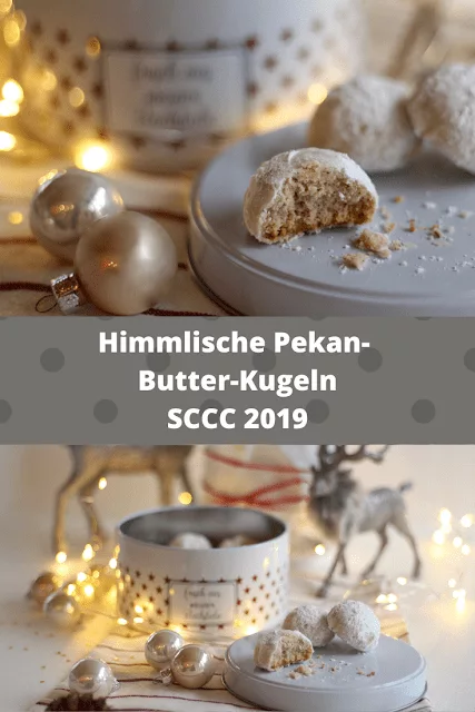 Pekan Butter Kugeln/ Pecan Butter Balls - Rezept von Sugarprincess | SCCC 2019: Türchen Nr. 12 | Gewinnspiel