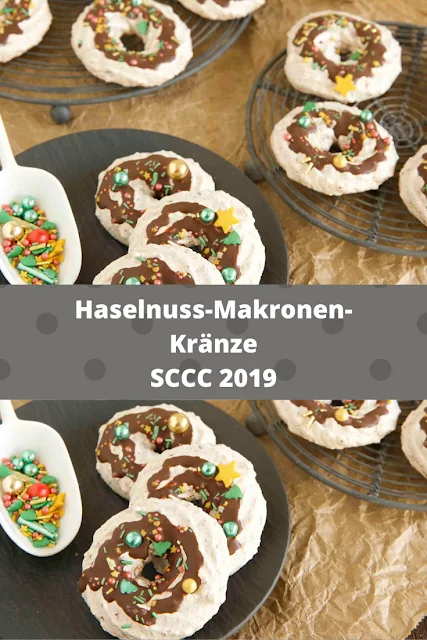 Haselnuss-Makronen-Kränze - Rezept von Der Kuchenbäcker| SCCC 2019: Türchen Nr. 14