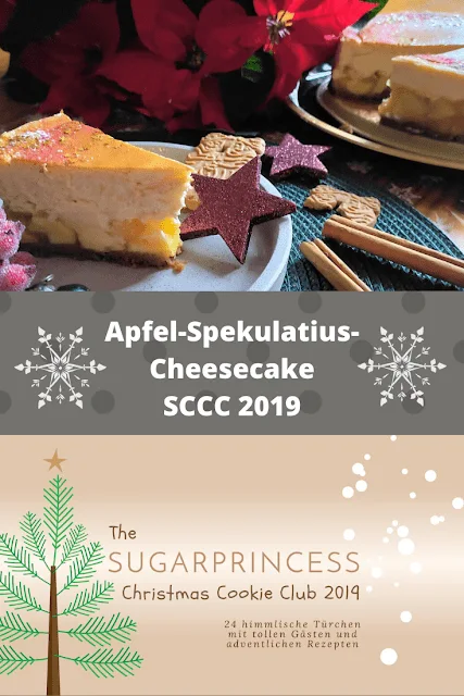 Cheesecake mit Spekulatius und Apfel - Rezept von Volker mampft | SCCC 2019: Türchen Nr. 19 | Gewinnspiel