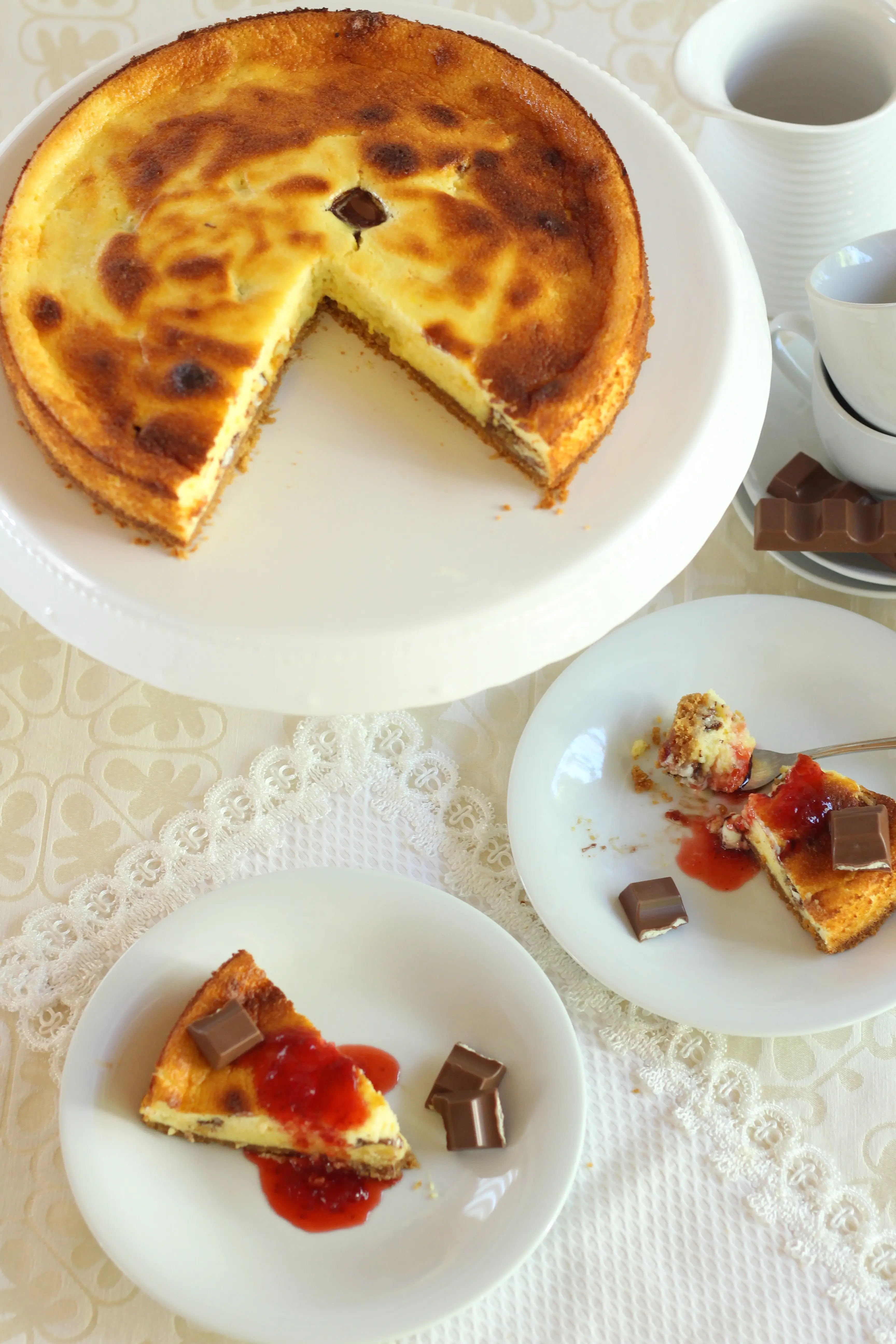 Schneller Kinderriegel Cheesecake - Rezept und Video von Sugarprincess