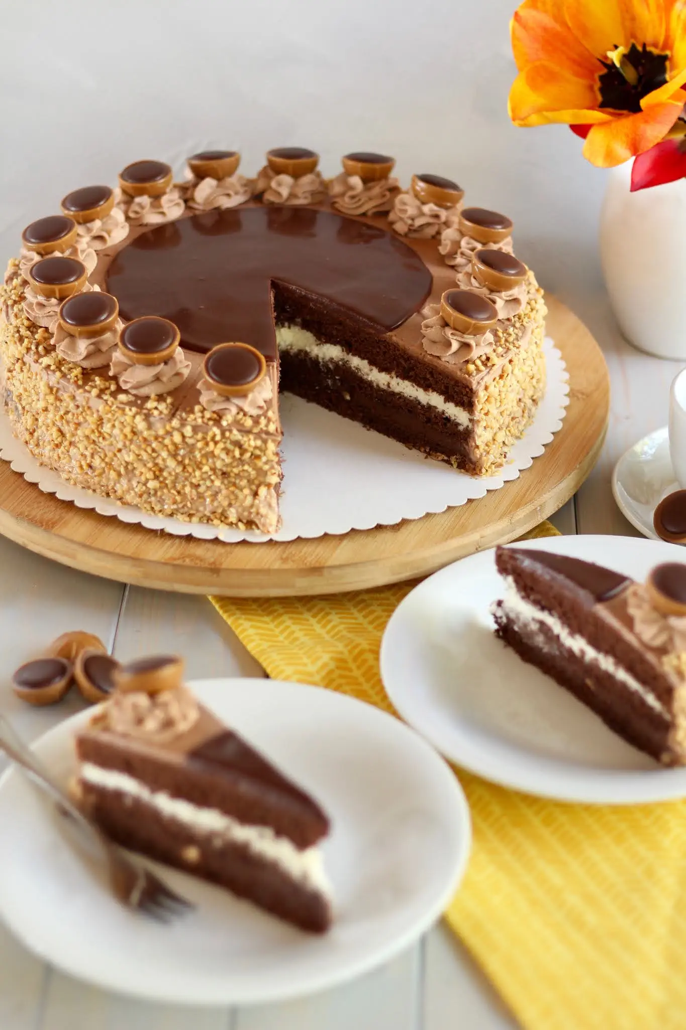 Mega leckere Toffifee-Torte Mega leckere Toffifee-Torte