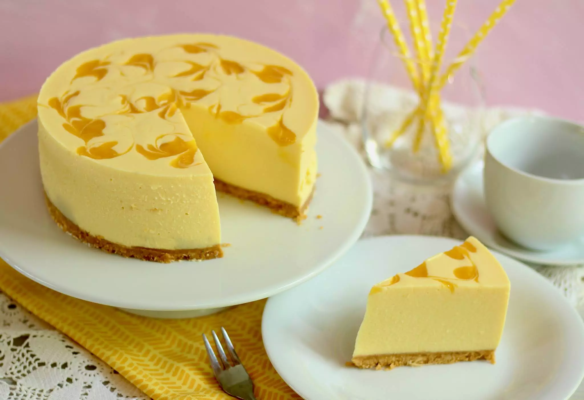 🥭Mango Torte mit Mango Mousse ohne Backen 🥭| Rezept und Video von Sugarprincess