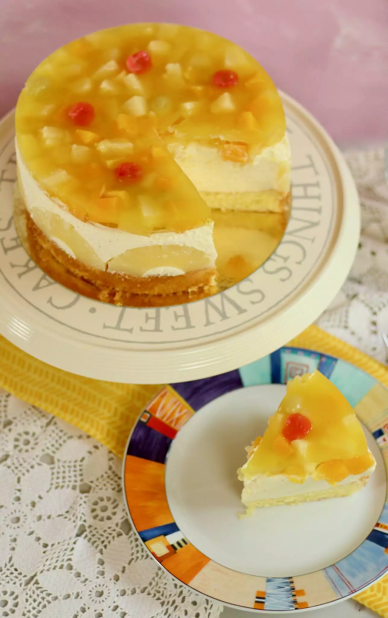 🍍Fruchtige Ananas-Hawaii-Torte mit dem BESTEN Obstboden, den ich kenne! 🍍| Rezept und Video von Sugarprincess