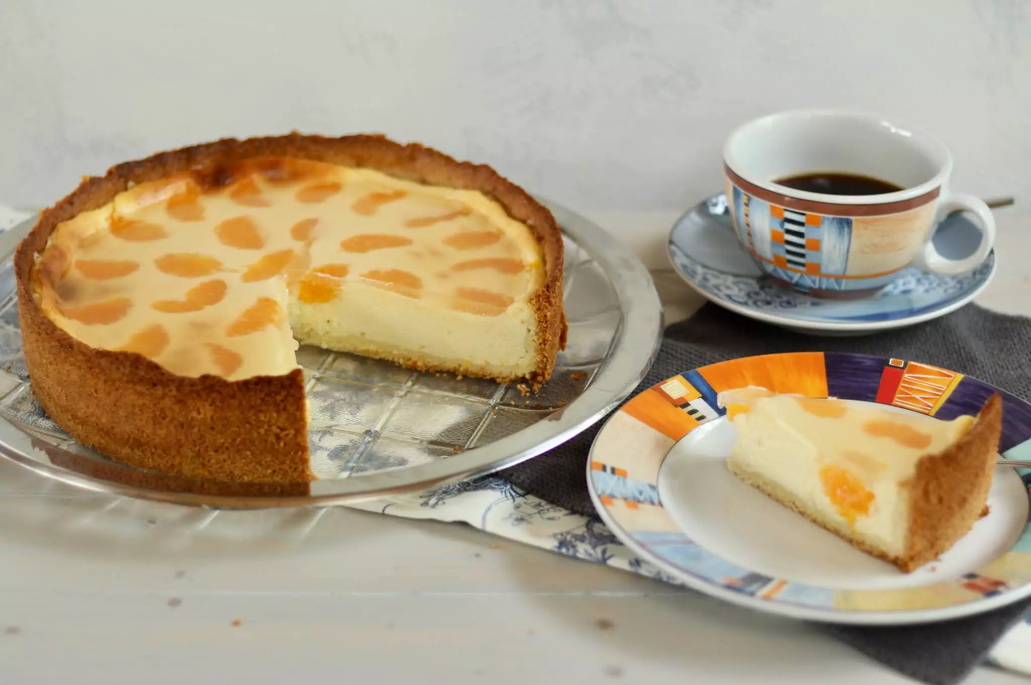 Der beste Schmandkuchen mit Mandarinen: Faule-Weiber-Kuchen super einfach und schnell gebacken! Rezept und Video von Sugarprincess