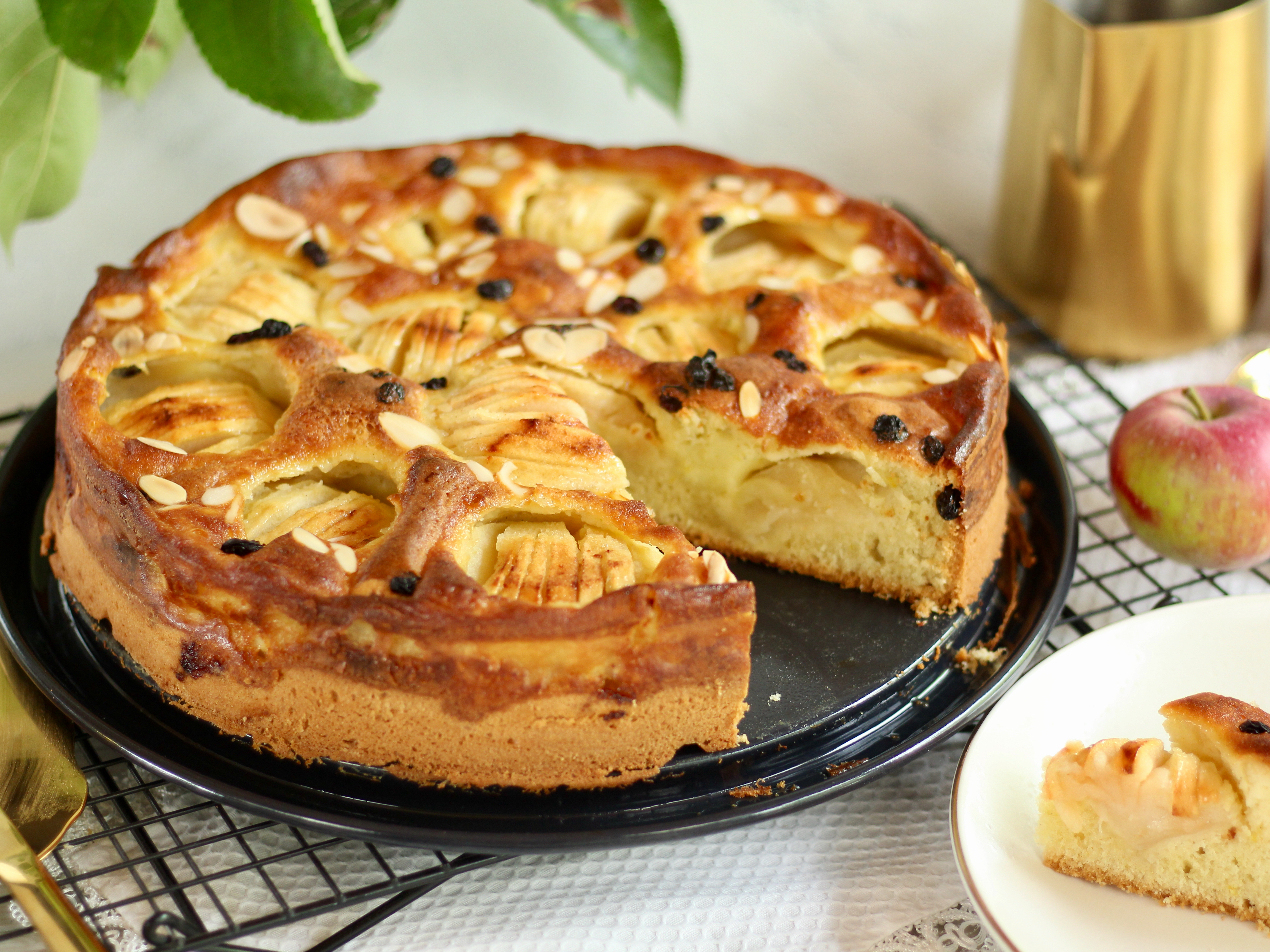 Der beste Elsässer Apfelkuchen, den ich kenne! Rezept und Video von Sugarprincess