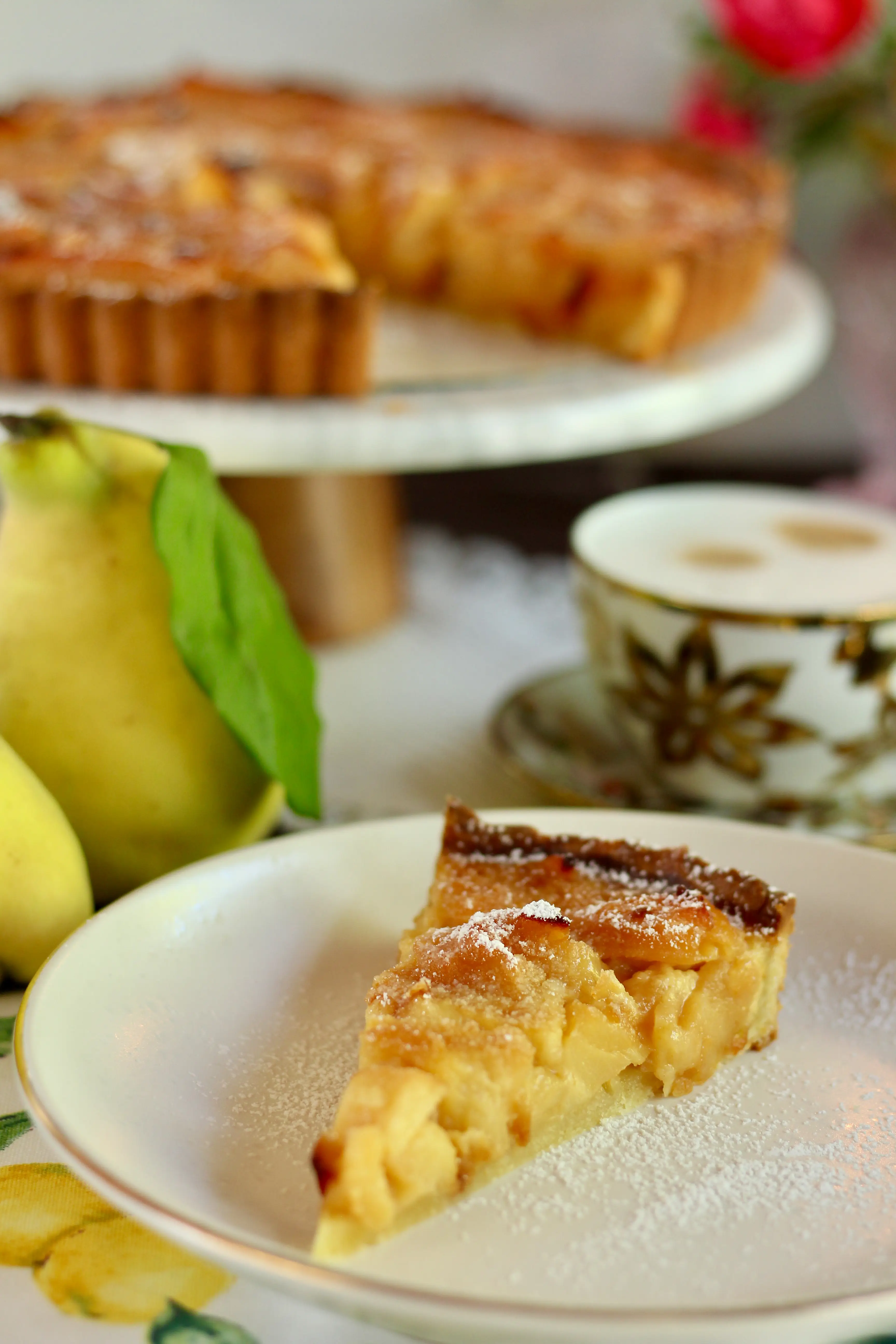 Göttliche Quitten-Tarte mit Sahne-Karamell! Rezept und Video von Sugarprincess
