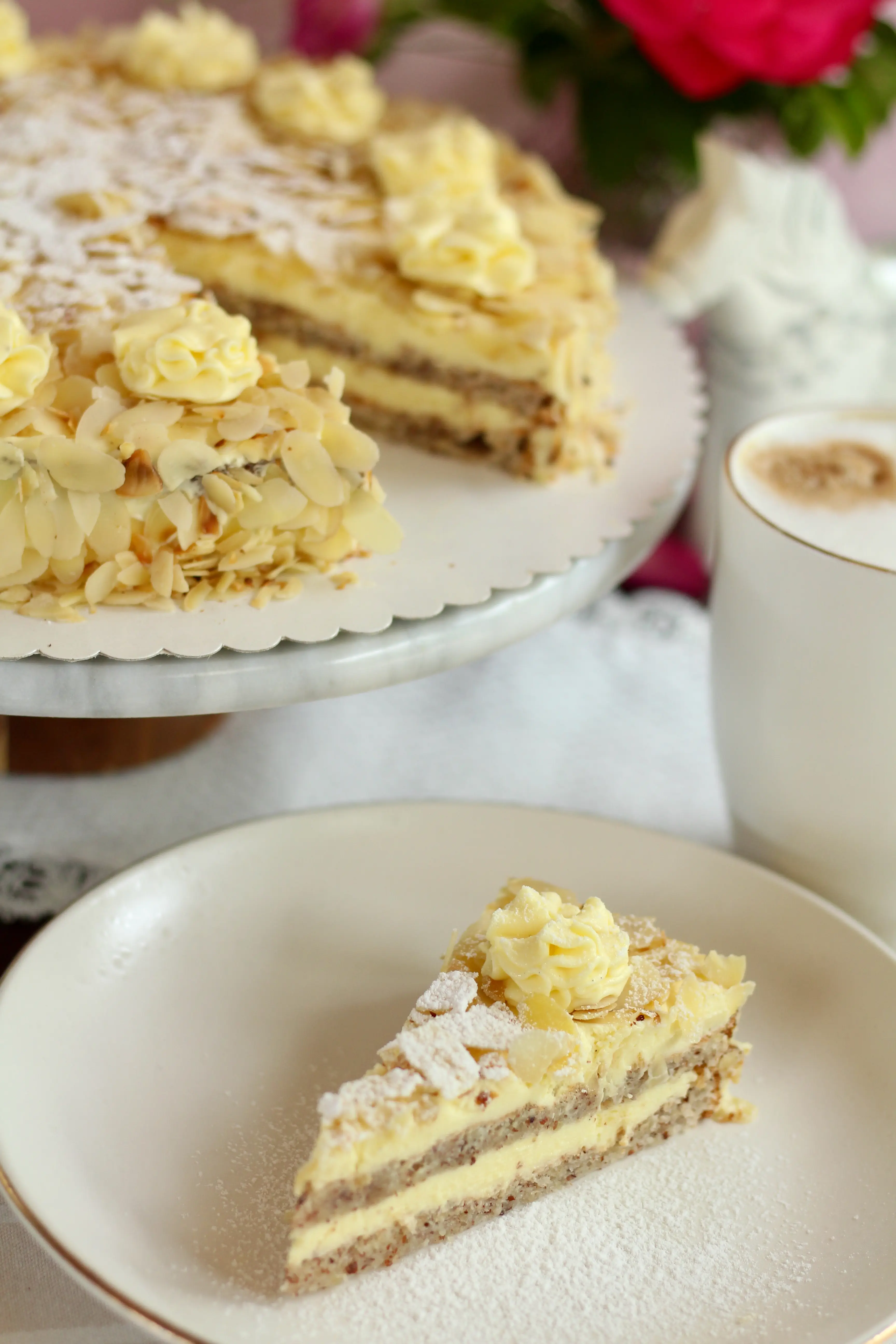 Himmlische Mandeltorte! Der Klassiker aus Schweden auf Deiner Kaffeetafel! Rezept und Video von Sugarprincess