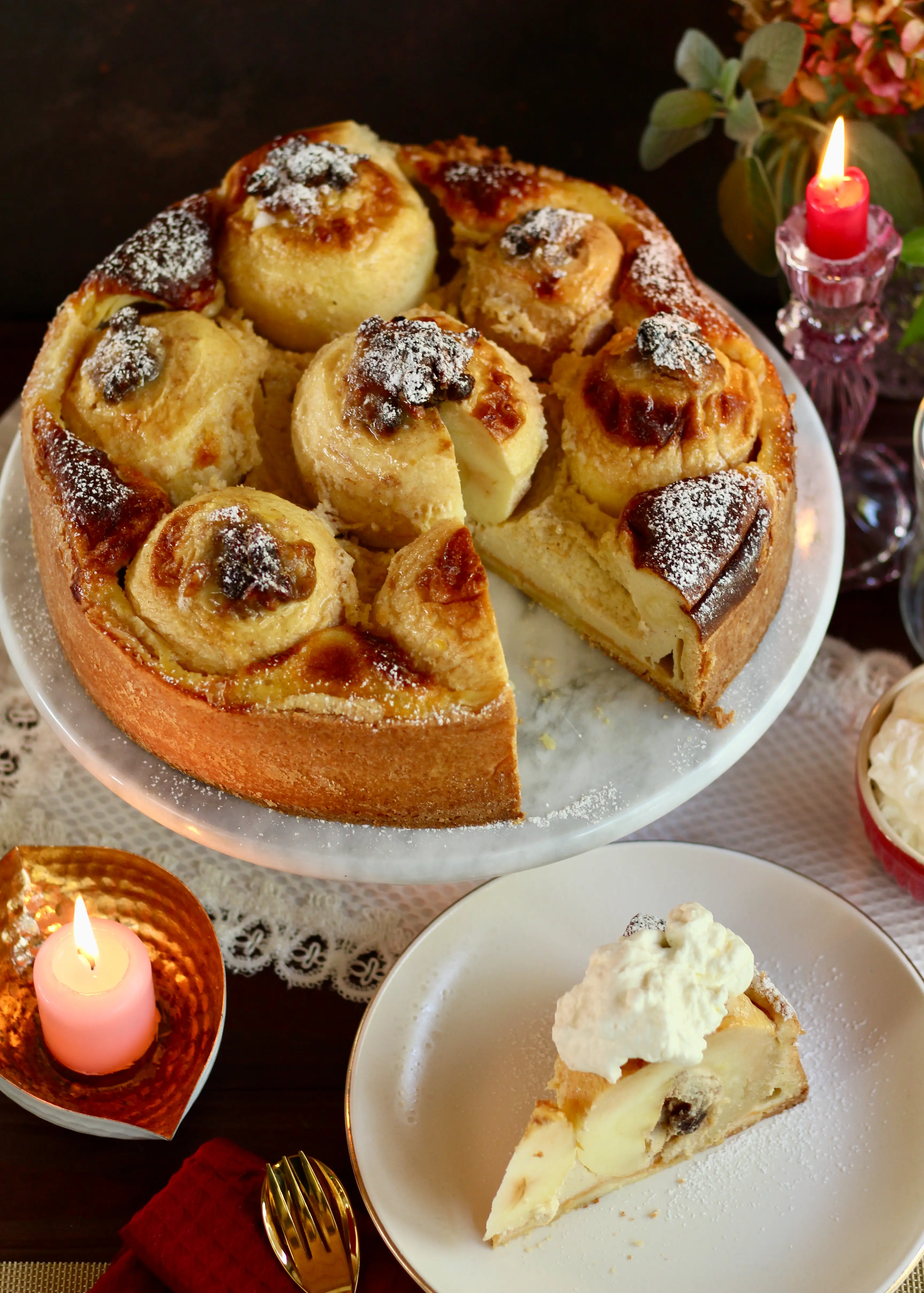 Seelenwärmenden Bratapfelkuchen mit Vanille und Zimt backen! Rezept und Video von SUGARPRINCESS