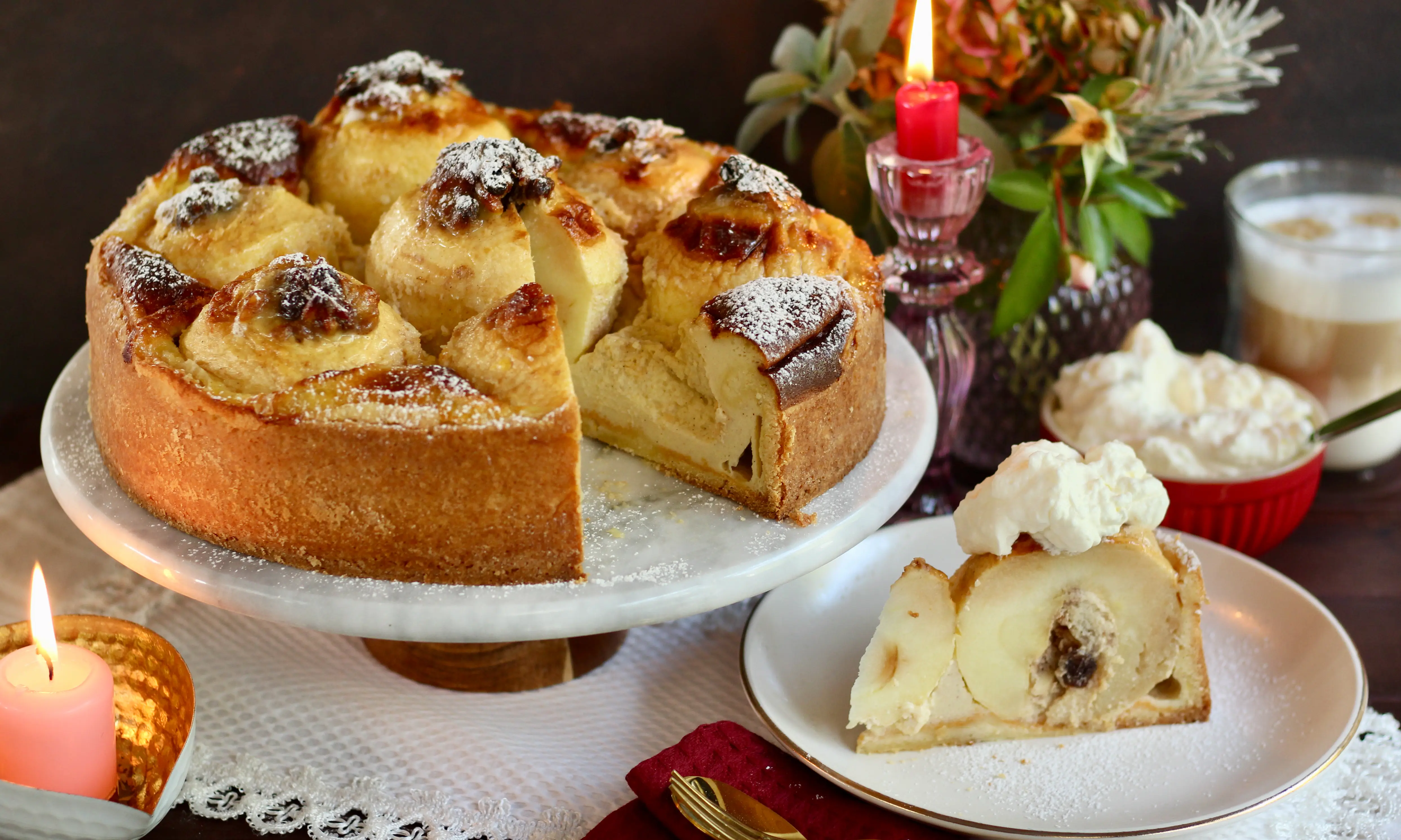 Seelenwärmenden Bratapfelkuchen mit Vanille und Zimt backen! Rezept und ...