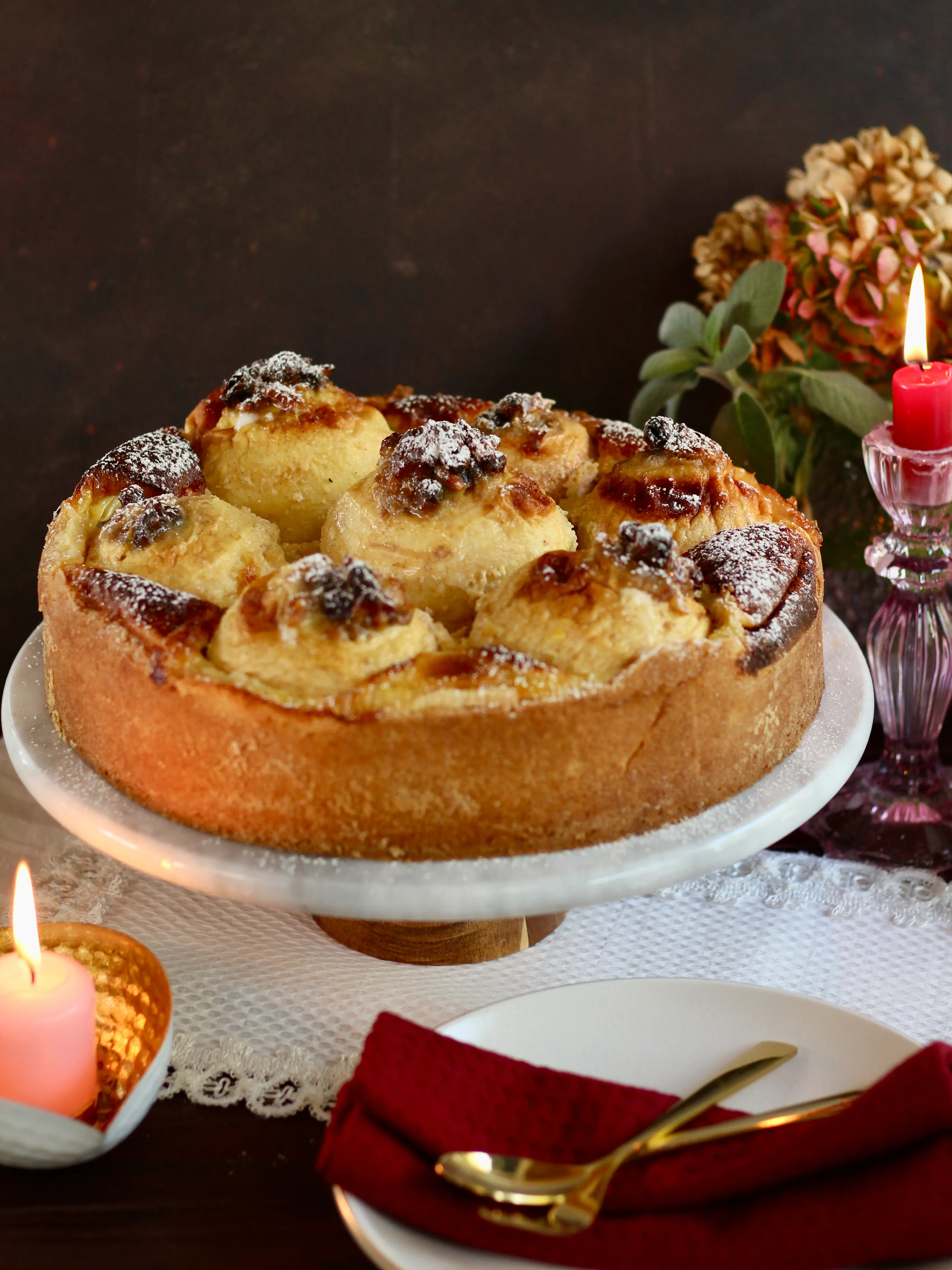Seelenwärmenden Bratapfelkuchen mit Vanille und Zimt backen! Rezept und Video von SUGARPRINCESS