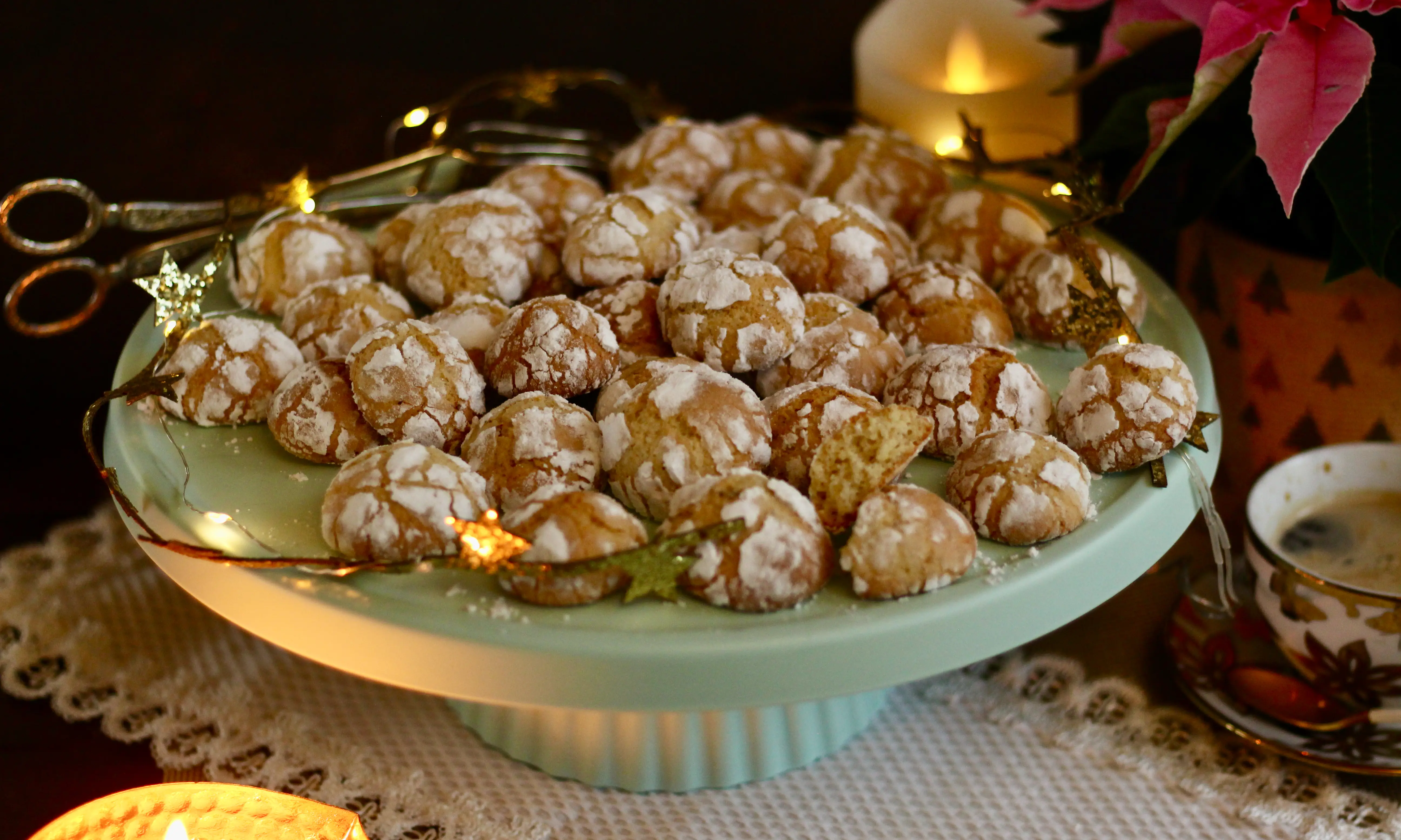 Luftige Orangen-Schneebälle backen! Plätzchen für die Weihnachtsbäckerei 🍊 SCCC 2023: Türchen Nr. 2 mit Gewinnspiel