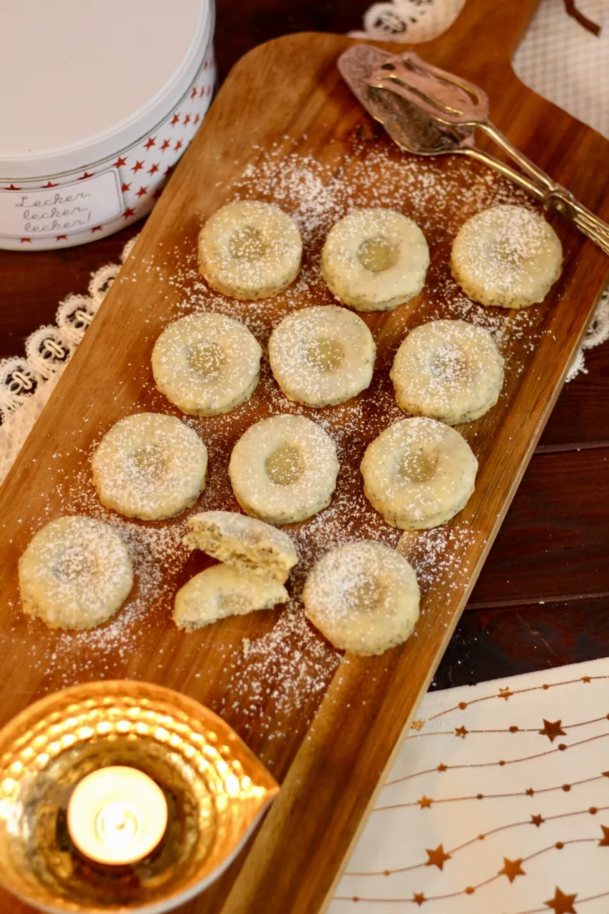 Mohn-Linzer Plätzchen mit Zitrone: Eine köstliche Kombination ...
