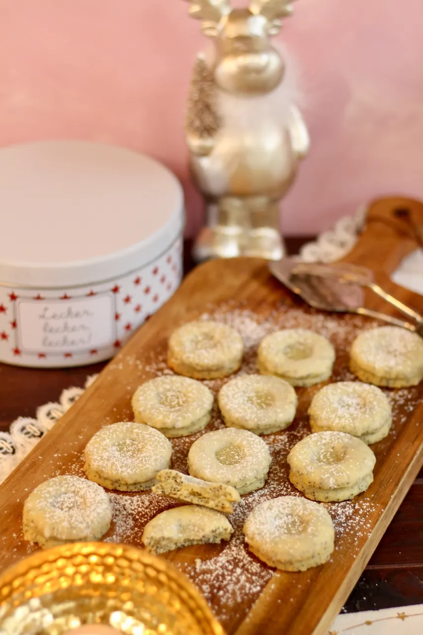 Mohn-Linzer Plätzchen mit Zitrone: Eine köstliche Kombination ...
