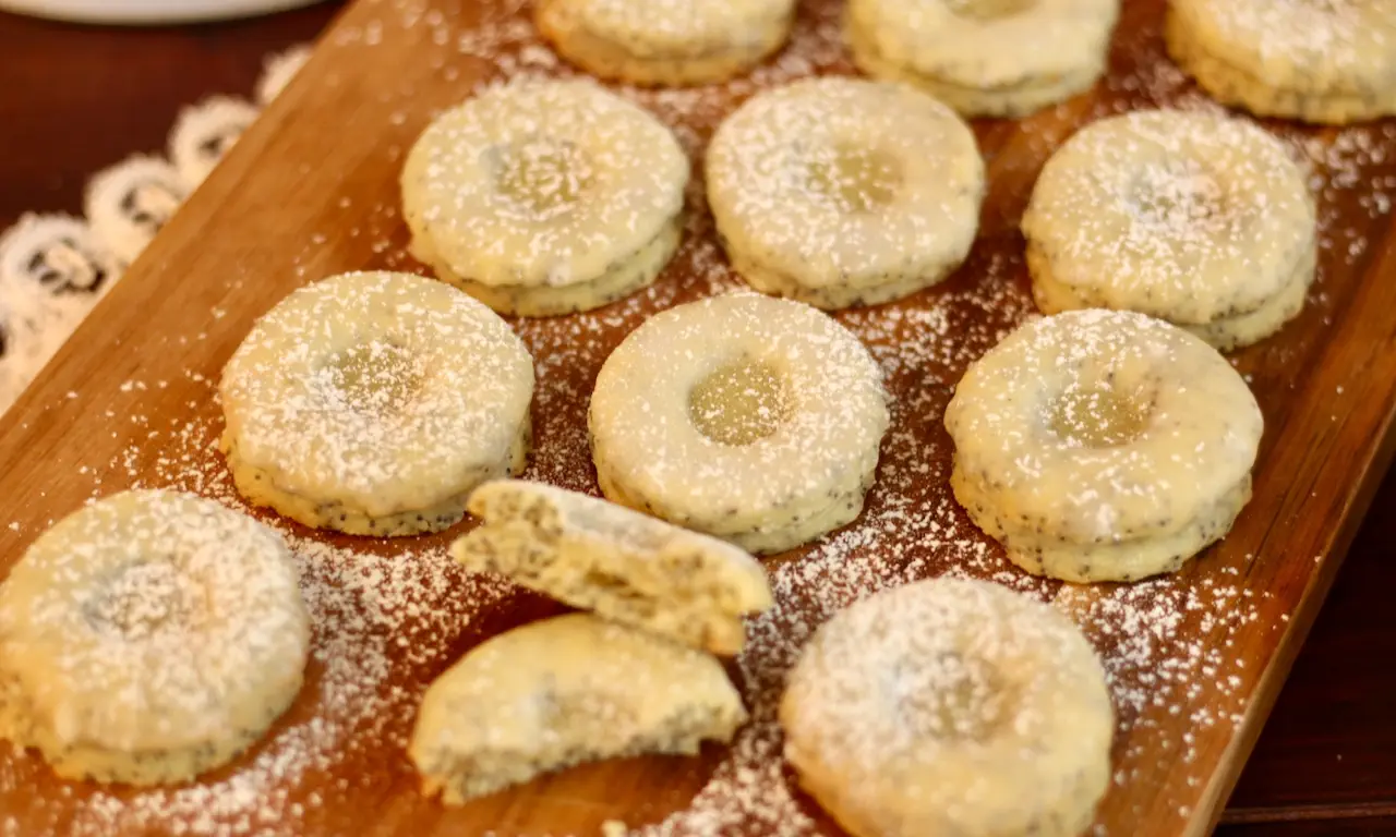Mohn-Linzer Plätzchen mit Zitrone: Eine köstliche Kombination ...