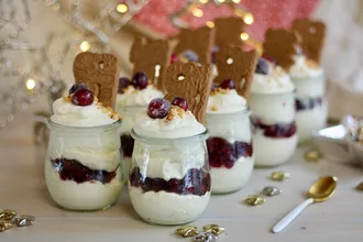 „Süße Sünde“-Dessert mit gezuckerten Cranberries | Rezept von Sugarprincess | SCCC 2022 mit Gewinnspiel: Türchen Nr. 22